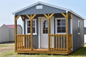 cabins for sale in Aberdeen MS- The Painted Cabin shown is wood siding with a Painted Finish. tiny houses tiny homes for sale in Aberdeen MS