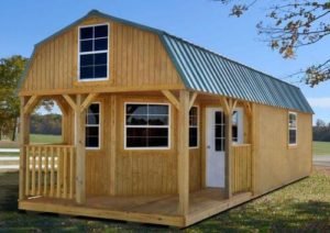 Deluxe Lofted Cabins in Starkville MS make great cabins and tiny houses