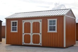 Urethane side utility building from Derksen Buildings sold by -Double E Portable Buildings in Starkville MS
