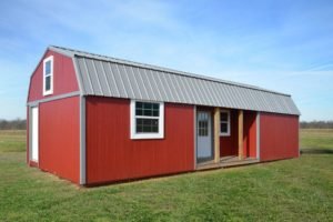 side lofted barn cabins from derksen buildings have four finishes to choose from in Starkville MS