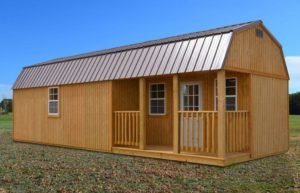 side lofted barn cabins from derksen buildings have four finishes to choose from in Starkville MS