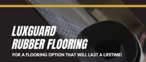 luxguard rubberized flooring for Double E portable buildings in starkville ms