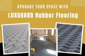 luxguard rubberized flooring for Double E portable buildings in starkville ms