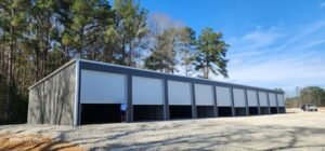 Storage unit building that can be acquired by Double E Portable Buildings and built in Starkville MS and West Point MS